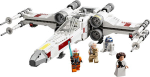  Caza Ala-X de Luke Skywalker (75301), un asombroso juguete de c onstrucción para niños que contiene una versión para construir con ladrillos LEGO® de la emblemática nave. • Incluye minifiguras LEGO® de Luke Skywalker, la Princesa Leia y el General Dodonna, 