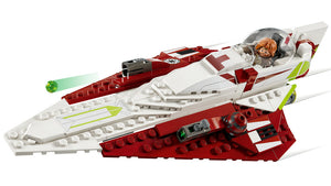 Caza Estelar Jedi de Obi-Wan Modelo para construir Caza Estelar Jedi de Obi-Wan Kenobi (75333): 2 minifiguras LEGO®: Obi-Wan Kenobi (con una espada láser) y, por primera vez, Taun We; contiene también una figura LEGO del droide astromecánico R4-P17 