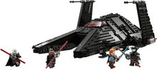 Carregar imagem no visualizador da galeria, ransporte Inquisitorial Scythe Lego (75336): Con este juguete de construcción, los fans de Star Wars: Obi-Wan Kenobi podrán interpretar batallas llenas de tensión entre los inquisidores imperiales y Obi-Wan • 4 minifiguras