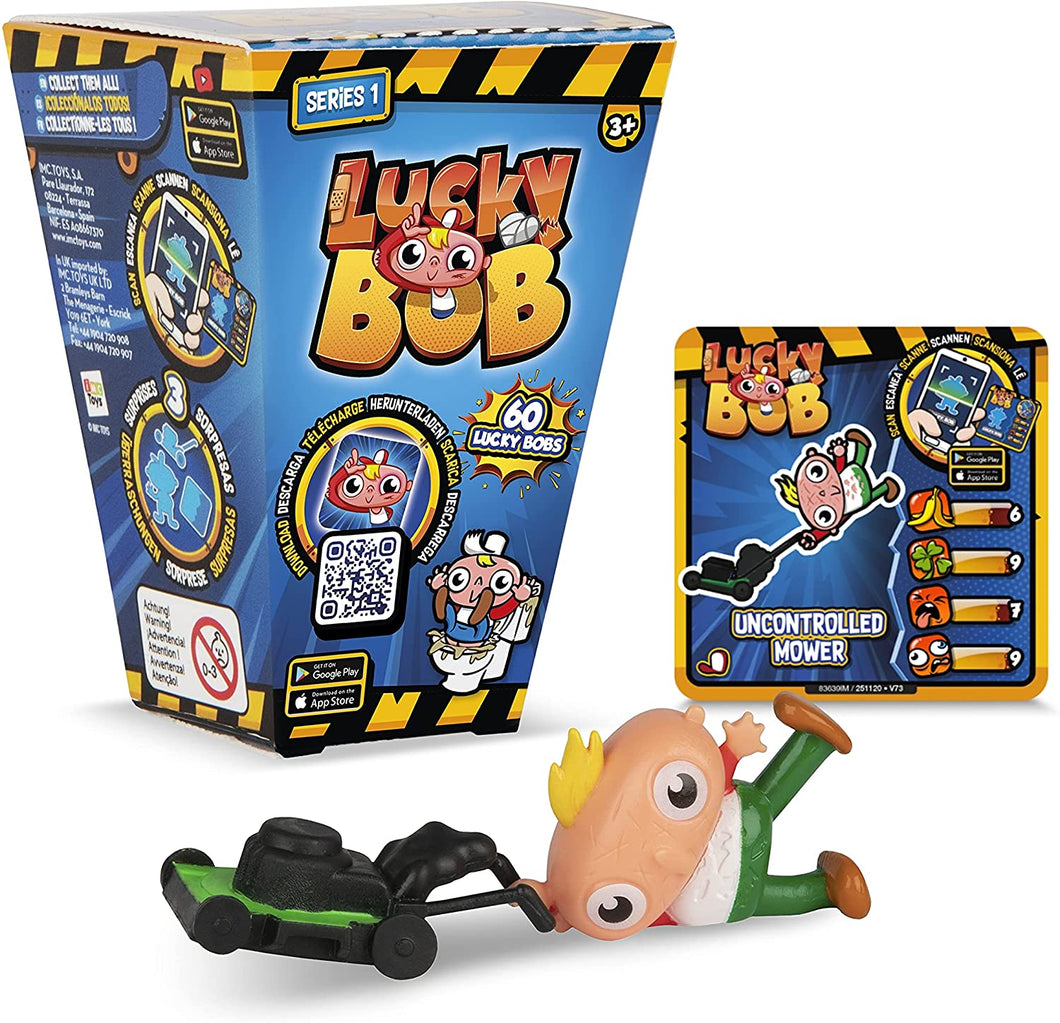Lucky Bob, el chico más patosillo Pack sorpresa con 1 figura y 1 accesorio IMC Toys 81222 colecciona las 60 divertidas figuras