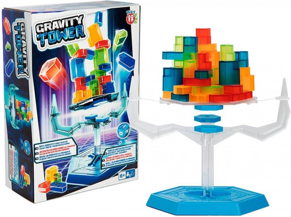 Gravity Tower IMC Toys 81536 juego que desafia la gravedad con base inestable si la torre cae perderás