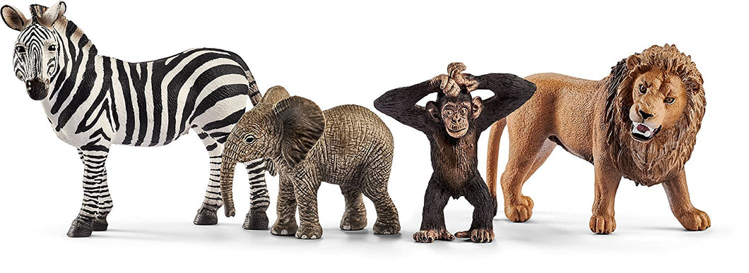 Wild Life, Set 4 figuras animales de África - Schleich 42387