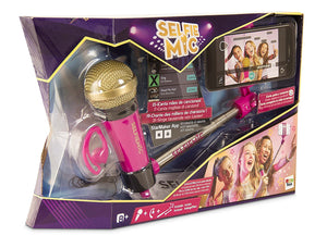 Selfie Mic Rosa, Micrófono + Palo Selfie -  IMC Toys 95250