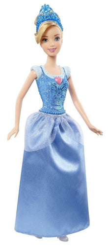 Disney Cenicienta Sparkling  Mattel BBM21 con su clásico vestido azul, ahora más brillante que nunca  Mide 27 cm 