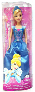 Disney Cenicienta Sparkling  Mattel BBM21 con su clásico vestido azul, ahora más brillante que nunca  Mide 27 cm 