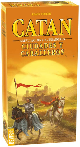 Catan Ampliación de la Expansión Ciudades y Caballeros 5-6 jugadores Devir BGCIU56 EAN 8436017220520