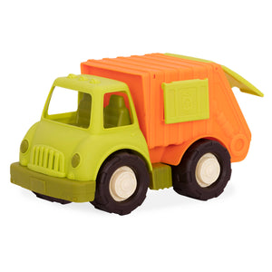 Happy Cruisers Recycling Truck Camión de Reciclaje BX1722 B. Toys 71722 hecho de plástico reciclable robusto colores vivos