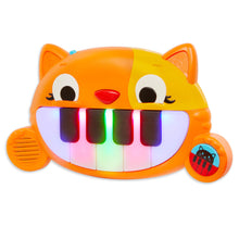 Cargar imagen en el visor de la galería, Piano Mini Meowmusic BX2004 B Toys 72004 gatito musical 9 teclas resistentes que se iluminan con vivos colores al tocarlas