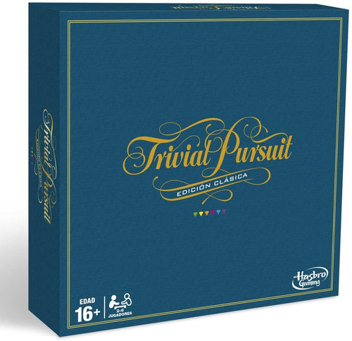 Trivial Pursuit Edición Clásica Hasbro C1940 Demuestra cuanto sabes en 6 Categorias distintas y 400 tarjetas +16 años