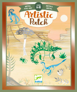Artistic Patch Dinosaurios Metal Foil Art DJ09463 - Djeco 39463