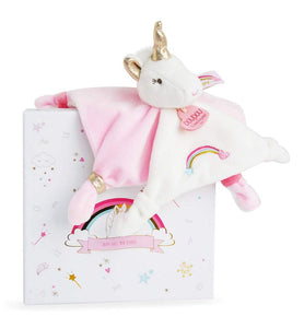 Little Féerie, Doudou Unicornio Arco Iris Rosa 22 Doudou et