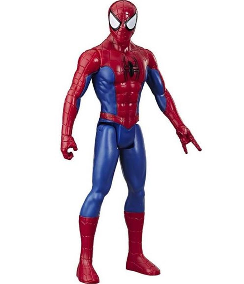 Marvel Titán Hero Series Spider-Man 30 cm Hasbro E7333 con articulación esférica en hombros