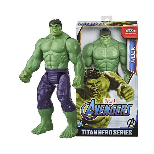 Avengers Marvel Hulk Titan Hero Series Hasbro E7475 figura de 30 cm articulada en brazos y piernas