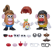 Carregar imagem no visualizador da galeria, Mr Potato Crea tu familia de Potato Head Hasbro F1077 señor, señora y bebé patata con + 45 accesorios a partir de 2 años
