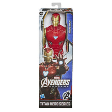 Cargar imagen en el visor de la galería, Avengers Marvel Figura Titan Iron Man 30 cm Hasbro F2247 con 5 puntos de articulación