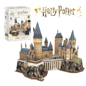 Puzzle de 3D del Castillo de Hogwarts .Se monta un castillo 3D de Harry Potter sin necesidad de pegamento.
