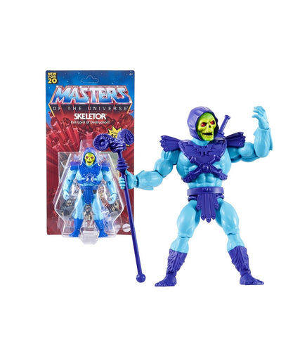 Masters del Universo Skeletor Mattel GNN88 en re-edición 2021 los míticos Masters of the Universe, con un comic