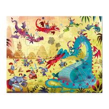 Carregar imagem no visualizador da galeria, Puzzle Maletín Dragones 54 Piezas - Janod J02763
