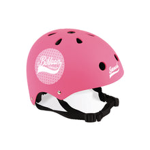 Cargar imagen en el visor de la galería, Casco rosa para bicicleta, patines, patinetes y monopatines Calidad y diseño Francés: Janod!!!!! Contorno de cabeza regulable de 47 a 54 cm 