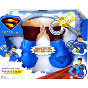 Superman Returns Puños de Fuerza con barra de "Acero" Flexible - Mattel J2104