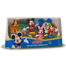 Cargar imagen en el visor de la galería, Mickey Pack 5 Figuras. Hay 5 figuras de sus personajes favoritos: Mickey, Minnie, Pluto, Goofy y Donald. Todas ellas son articuladas y miden 7,6cm.