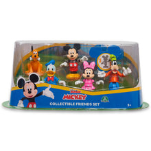 Carregar imagem no visualizador da galeria, Mickey Pack 5 Figuras. Hay 5 figuras de sus personajes favoritos: Mickey, Minnie, Pluto, Goofy y Donald. Todas ellas son articuladas y miden 7,6cm.