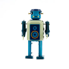 Cargar imagen en el visor de la galería, Robot Vinyl Bot Edición Limitada Mr &amp; Mrs Tin 928009 especial coleccionistas robot de hojalata que anda al darle cuerda