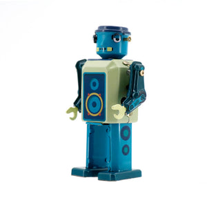 Robot Vinyl Bot Edición Limitada Mr & Mrs Tin 928009 especial coleccionistas robot de hojalata que anda al darle cuerda