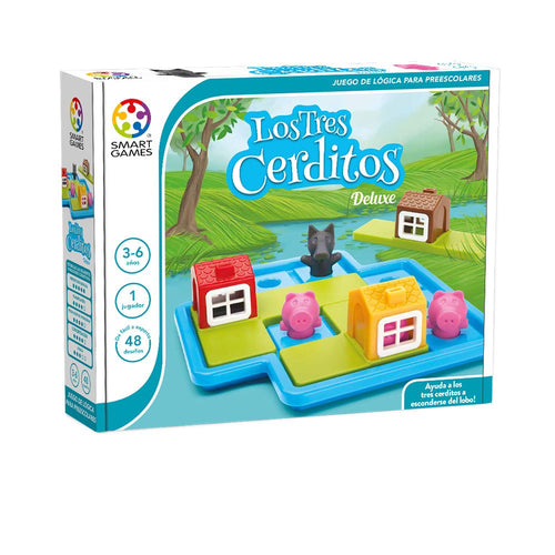 Smart Games Los Tres Cerditos Juego de Lógica - Lúdilo SG023ES