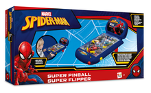 Cargar imagen en el visor de la galería, Pinball de mesa de Spider-Man. Producto Oficial Marvel, Spìder-Man. Totalmente portátil con luces y sonidos electrónicos. Marcador automático digital.
