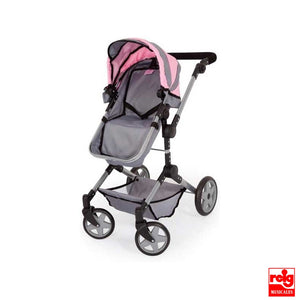 Cochecito Combi Neo Pro Hadas Bayer 1850800 se transforma de cuco a sillita Color rosa y gris 89 cm de alto Plegable