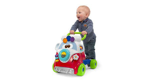 Happy Hippy  caminador, ayuda al bebé a dar sus primeros pasos de forma segura. le ayuda a mantener mejor el equilibrio; Además, posee 2 modos de usoy 5 actividades 