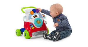  Happy Hippy  caminador, ayuda al bebé a dar sus primeros pasos de forma segura. le ayuda a mantener mejor el equilibrio; Además, posee 2 modos de usoy 5 actividades 