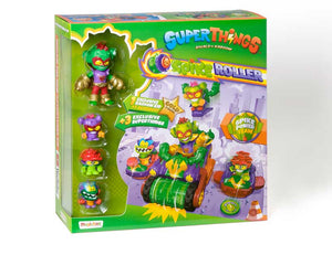 SuperThings Spike Roller,El malvado Spike Roller de la serie SuperThings Kazoom Kids llega con todo su equipo, el Spike Power Team, para hacer travesuras en Kaboom City. 
