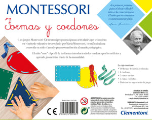 Montessori Formas y Cordones - Clementoni 55293