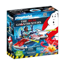 Carregar imagem no visualizador da galeria, Zeddemore con Moto Acuatica GhostbustersPlaymobil recrea los personajes y escenas de Ghostbusters o Cazafantasmas . Zeddemore con una lancha acuática, un pulpo y otros complementos. 