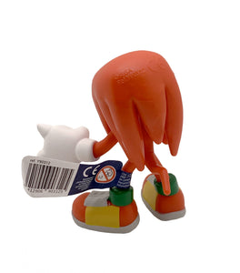 Sonic The Hedgehog Knuckles Figura de plástico de 9 cm Comansi 90312 color rojo producto oficial recomendado de 3 a 99 años