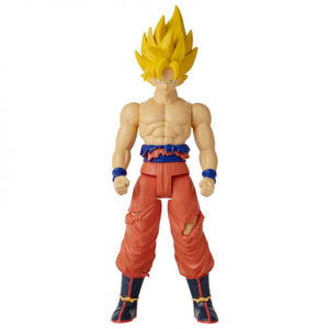 Figura articulada de Goku Super Saiyan (Battle Damage Version). Mide 30 cm.