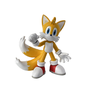 Sonic The Hedgehog Tails Figura de plático de 8 cm Comansi 90313 color amarillo edad recomendada de 3 a 99 años 