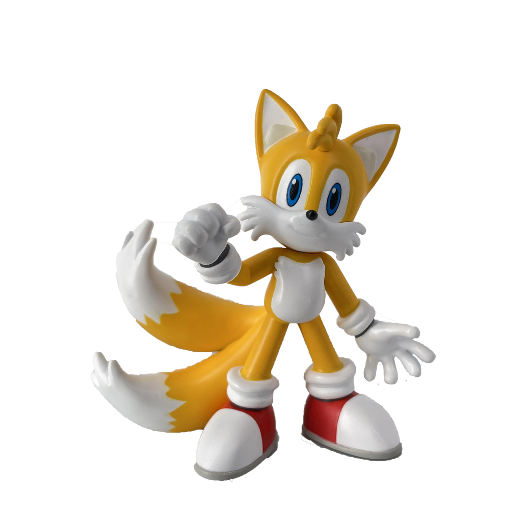 Sonic The Hedgehog Tails Figura de plático de 8 cm Comansi 90313 color amarillo edad recomendada de 3 a 99 años 