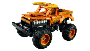 Technic Monster Jam Toro Loco Perfecto para fans de los camiones monstruo: A los peques les encantará construir el camión LEGO® Technic y competir con él. Equipado con motor de carga manual, este juguete “2 en 1” ofrece horas de diversión 