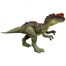 Cargar imagen en el visor de la galería, Yangchuanosaurus, dinosaurio de Jurassic World . Articulado. Se mueve y abre la boca accionandolo por la cola. Mide 36 x 21 x 8,5 cm. 